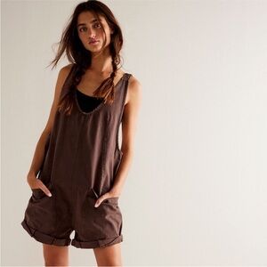 Free People Brown Romper